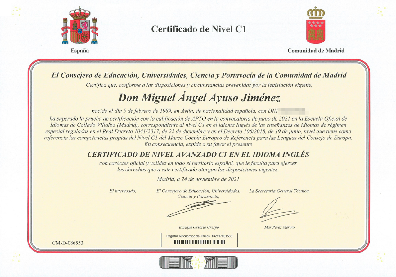 Certificado