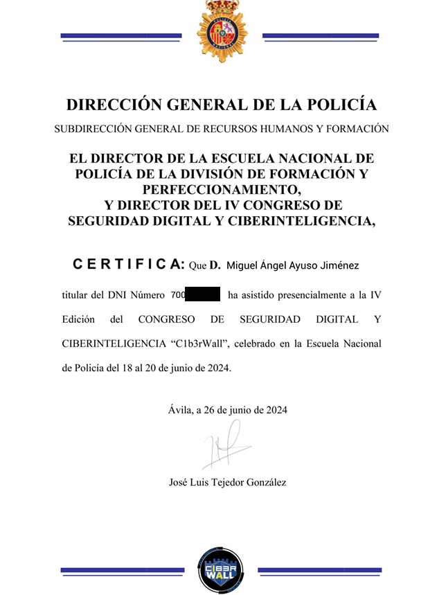 Certificado